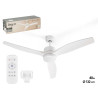 VENTILADOR TECHO LUZ 3 ASPAS BLANCO 40W