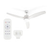 VENTILADOR TECHO LUZ 3 ASPAS BLANCO 40W
