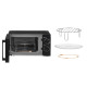 MICROWAVE GRILL 20 LTR 800 W BLACK