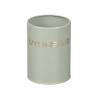 PORTAUTENSILI LETTERE RILIEVO VERDE MENTA
