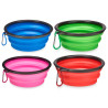 COMEDOURO BEBEDOURO SILICONE 17,5CM SORT 4