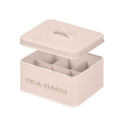 CREAM TEA BOX WITH 6 COMPARTMENTS AND RAISED LETTE