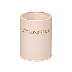 PORTA-UTENSILIOS LETRAS RELEVO CREME