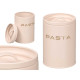 BARATTOLO PASTA LETTERE RILIEVO CREMA