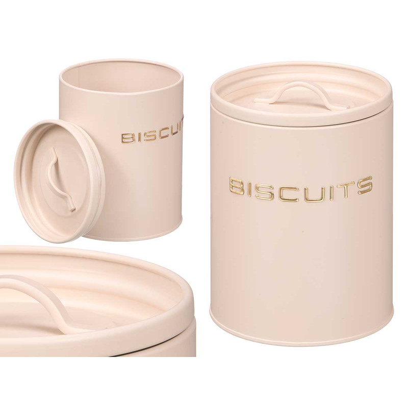 TARRO BISCUITS LETRAS RELIEVE CREMA