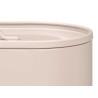 CREAM BREAD BOX WITH EMBOSSED LETTERING