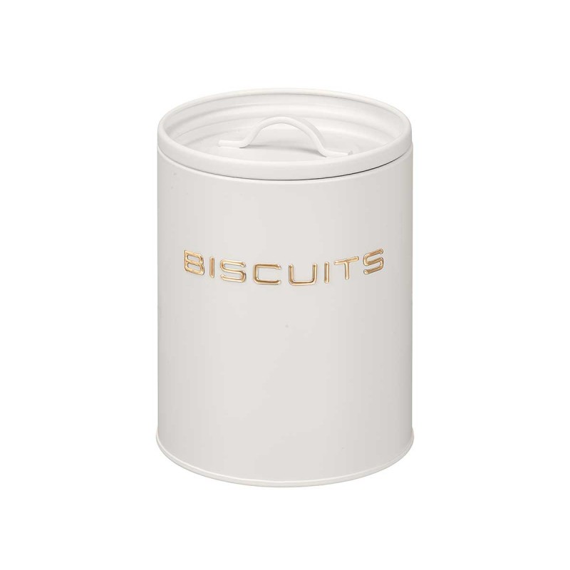 POT BISCUITS LETTRES EN RELIEF BLANC