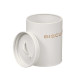 POT BISCUITS LETTRES EN RELIEF BLANC