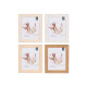 CURVE PHOTO FRAME 20X25 ASSORTED 4