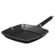 PLANCHA ASADOR 30 CM NEGRO ACABADO MARMOL