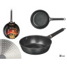 WOK ALLUMINIO INDUZIONE 29 CM NERO FINITURA MARMO