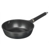 29 CM BLACK INDUCTION ALUMINUM WOK WITH MARBLE 