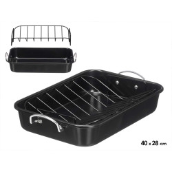 BLACK ROASTING GRILL TRAY