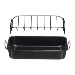 BLACK ROASTING GRILL TRAY