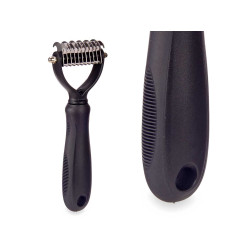 PET BRUSH BLADES WITH SILICONE HANDLE