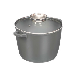 TALL ROUND FORGED INDUCTION CASSEROLE GREY 24CM