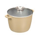 CACEROLA REDONDA ALTA INDUCCION FORJDA BEIGE 24CM