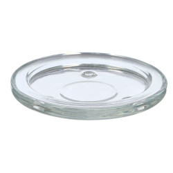 BASE PORTAVELAS CRISTAL REDONDO DIA 11CM