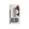 PET BRUSH WITH SPIKES ANTHRACITE