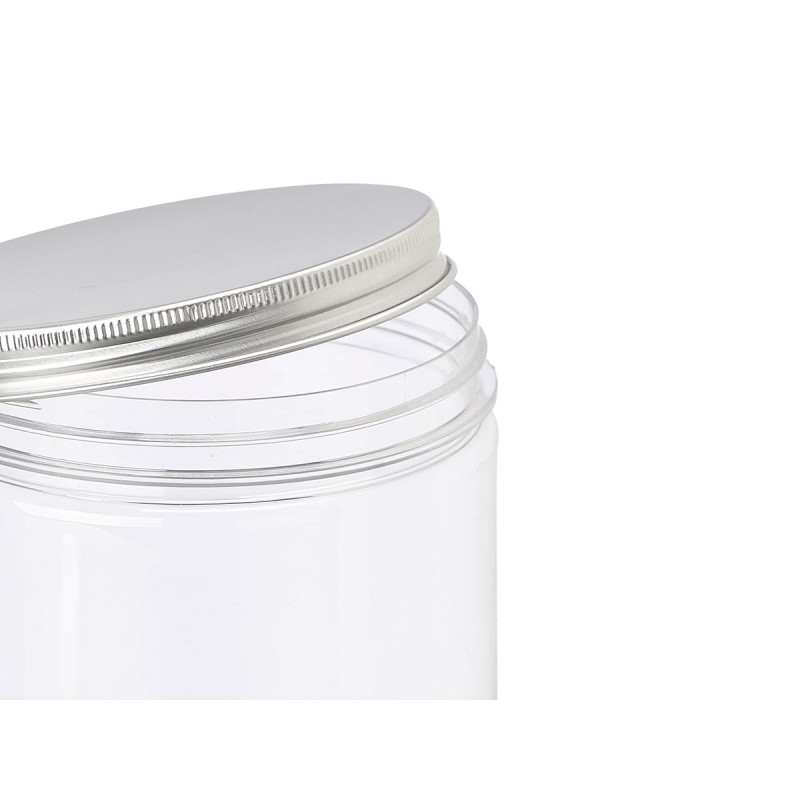 POT EN PET COUVERCLE ALUMINIUM 1L