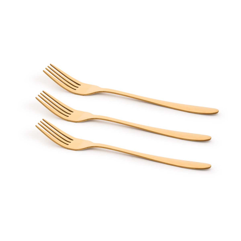 SET 3 GOLDEN FORKS 