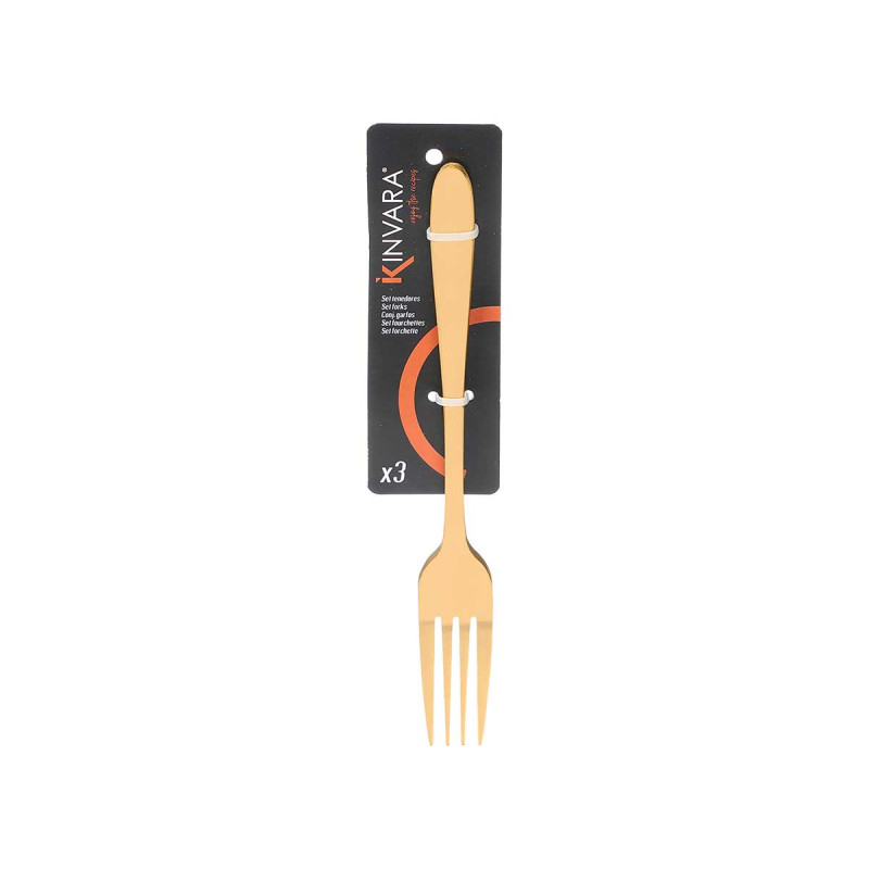 SET 3 GOLDEN FORKS 