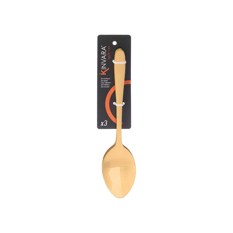 SET 3 GOLDEN SPOON 