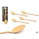 SET 4 GOLDEN TEASPOON 