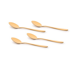 SET 4 CUCCHIAINI DORATI
