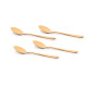 SET 4 CUCCHIAINI DORATI