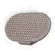 SPAZZOLA POIS OVALE METALLICO GRIGIO