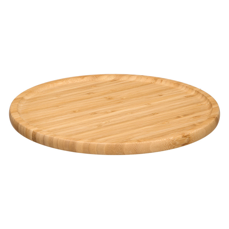 PLATEAU ROND EN BAMBOU 30X30CM