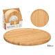 ROUND BAMBOO TRAY 26X26CM