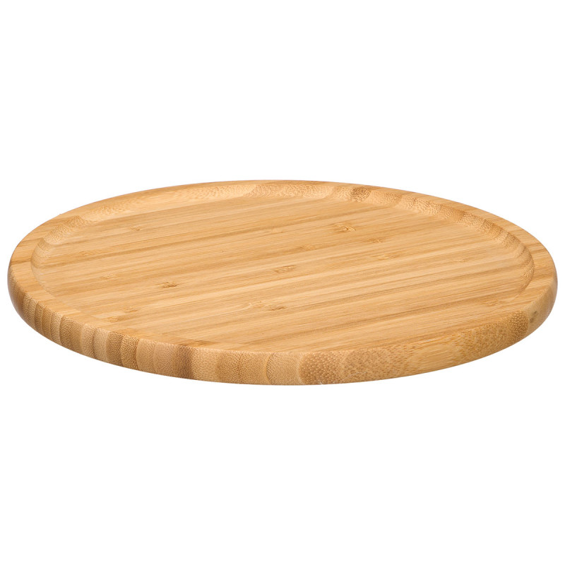 PLATEAU ROND EN BAMBOU 26X26CM