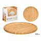 ROUND BAMBOO TRAY 20X20CM
