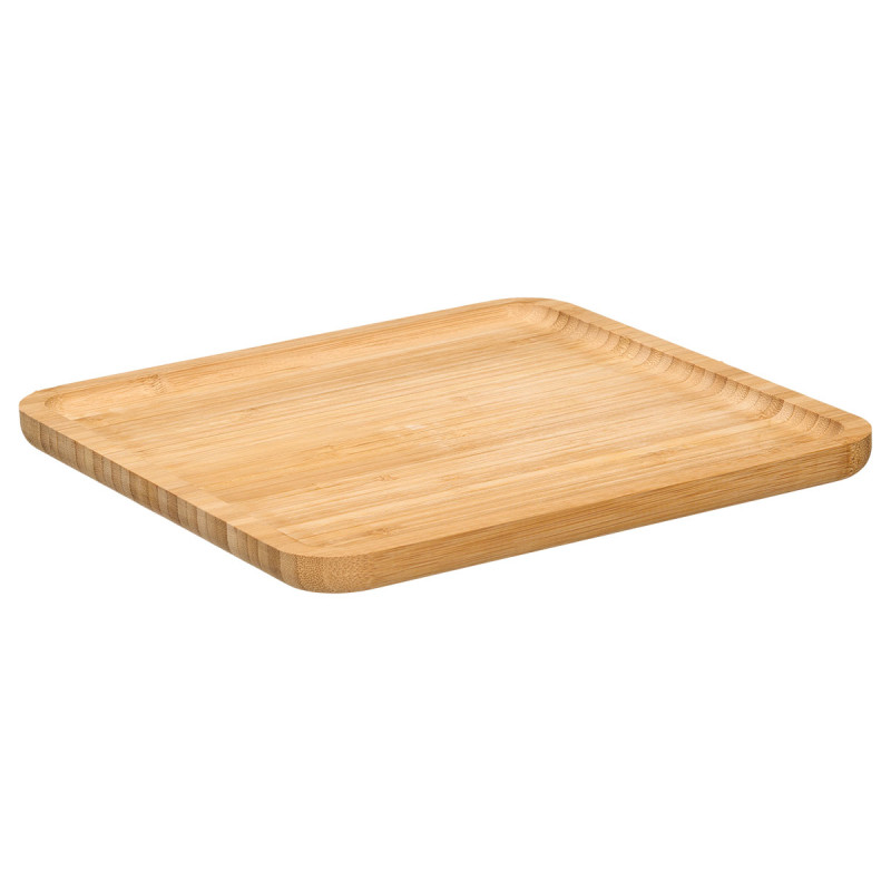 VASSOIO QUADRATO BAMBU 24X24CM