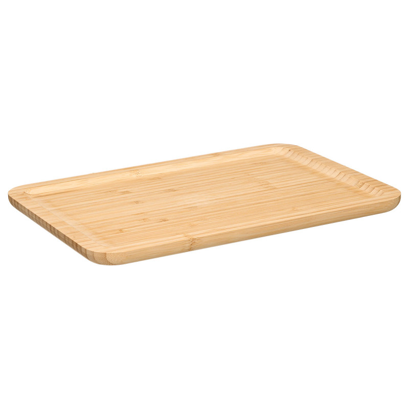 BANDEJA EM BAMBU RETANGULAR 34X24CM