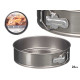 MOULE ROND ACIER GRIS 24CM