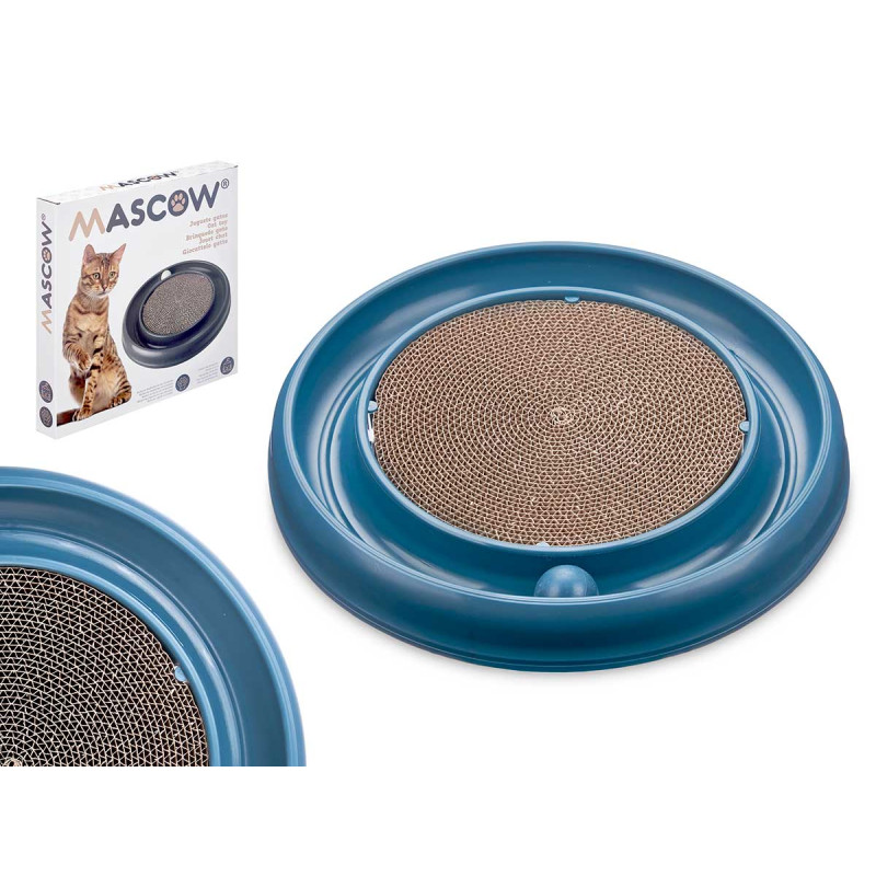 ROUND PLASTIC SCRAPER 40CM BALL ASSORT 2