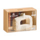 JARRON MODERNO AGUJERO BLANCO TERRACOTA PEQ