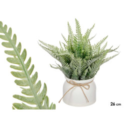 POT LAÇAGE CORDE FOUGÈRE 26CM