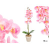 VASO ORCHIDEA ROSA 55CM