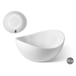 PORCELAIN OVAL BOWL 21 CM