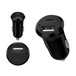 CARREGADOR CARRO DUAL PORT