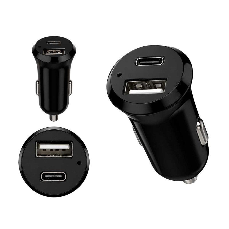 CHARGEUR VOITURE DOUBLE PORT
