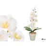 VASO ORCHIDEA BIANCO 40CM
