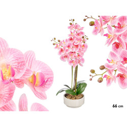 POT ROND ORCHIDÉE ROSE 66CM