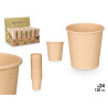 SET 24 KRAFT GLASSES 120 ML