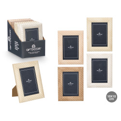 WAVY PHOTO FRAME 10X15 ASSORTED 4