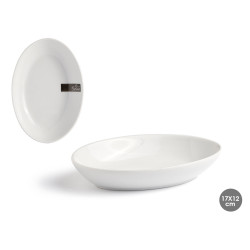 VASSOIO OVALE PORCELLANA 17 CM